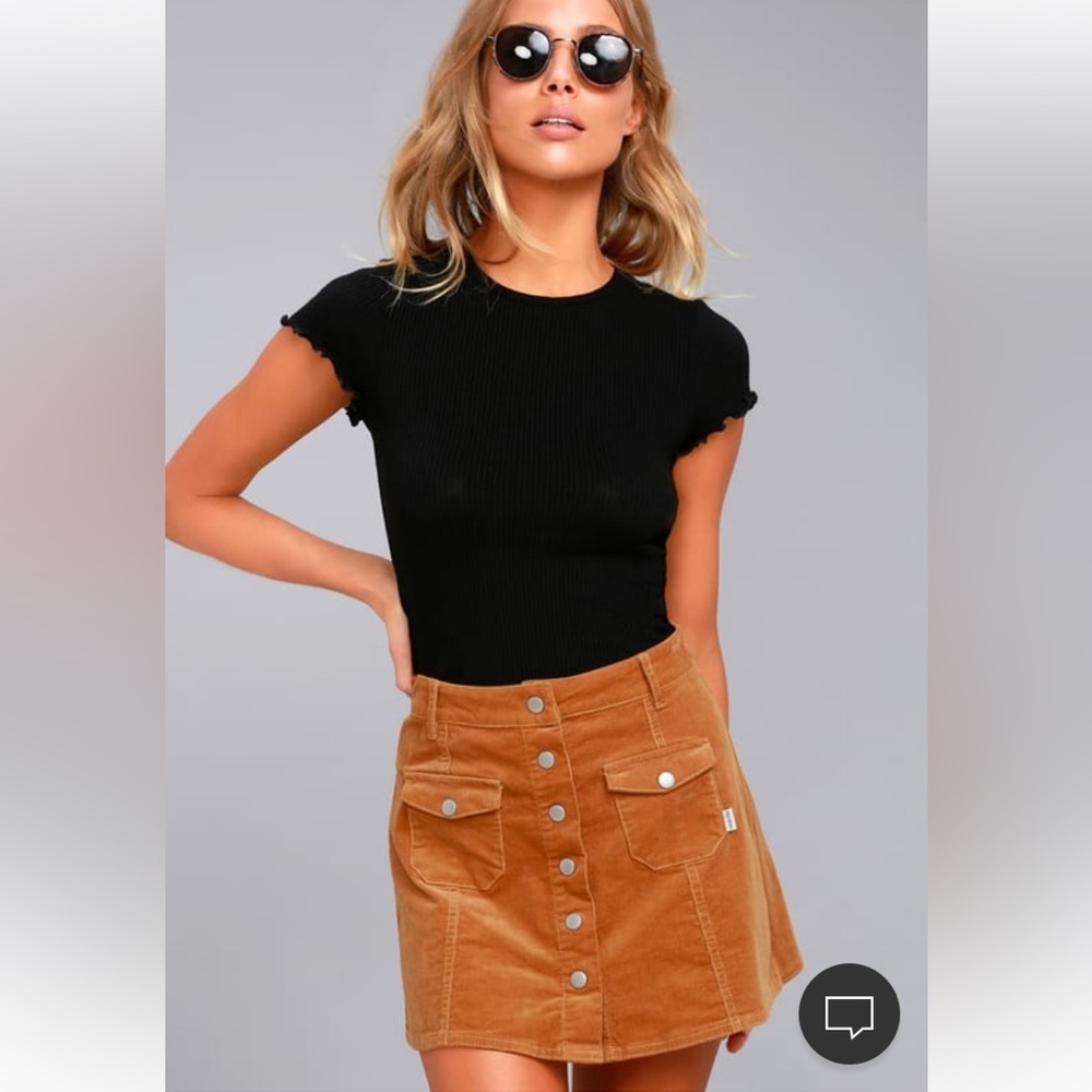 Camel lulus skirt